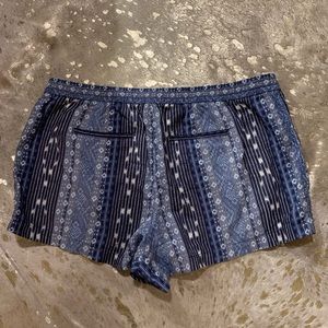 GAP Shorts - NWT • blue tribal linen shorts GAP Shorts - NWT • blue tribal linen shorts